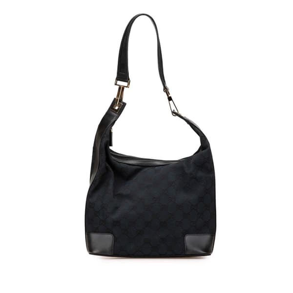 Pre-owned Gucci GG Canvas Shoulder Bag Blue