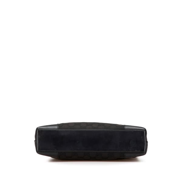 Pre-owned Gucci GG Canvas Shoulder Bag Black