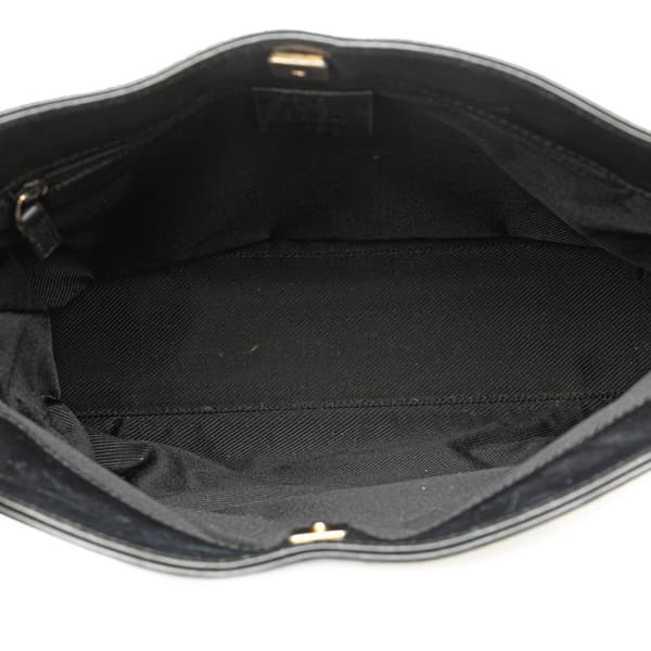 Pre-owned Gucci GG Canvas Shoulder Bag Black
