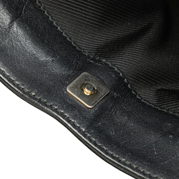 Pre-owned Gucci GG Canvas Shoulder Bag Black