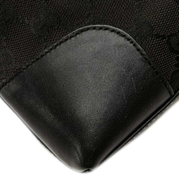 Pre-owned Gucci GG Canvas Shoulder Bag Black