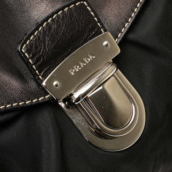 Pre-owned Prada Tessuto Easy Shoulder Bag Black