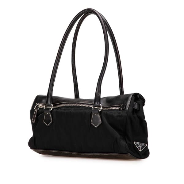 Pre-owned Prada Tessuto Easy Shoulder Bag Black