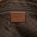 Miniatyrbilde 5 av 9: Pre-owned Gucci Canvas Web Jackie Shoulder Bag Brown