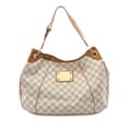 Miniatyrbilde 1 av 10: Pre-owned Louis Vuitton Damier Azur Galliera PM White