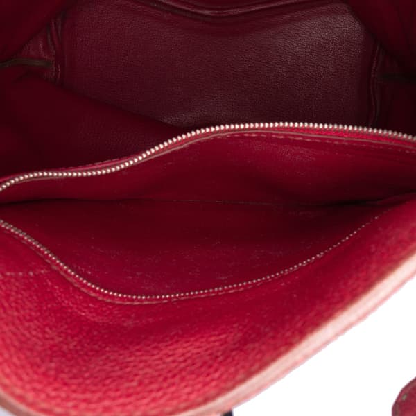 Pre-owned Hermès Clemence So Kelly 22 Red