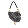Pikkukuva 2 / 9: Pre-owned Dior Oblique Canvas Saddle Bag Blue