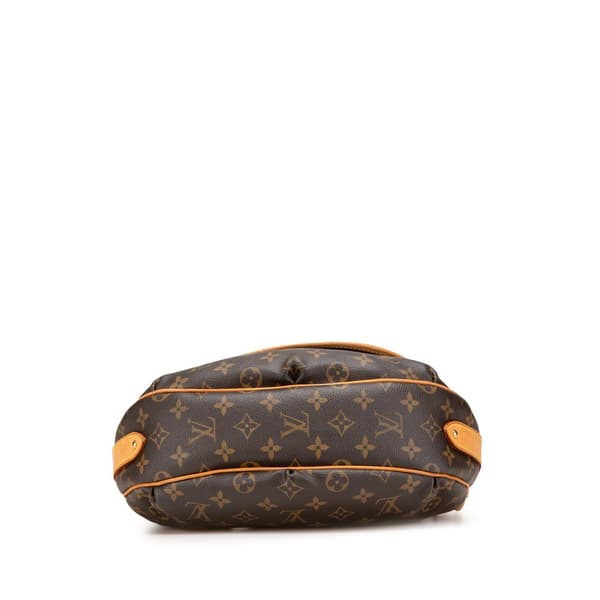 Pre-owned Louis Vuitton Monogram Tulum PM Brown