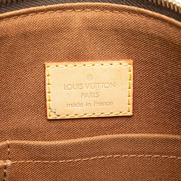Pre-owned Louis Vuitton Monogram Tulum PM Brown