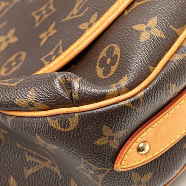 Pre-owned Louis Vuitton Monogram Tulum PM Brown