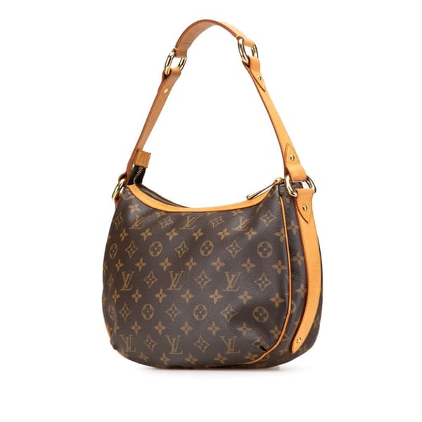 Pre-owned Louis Vuitton Monogram Tulum PM Brown