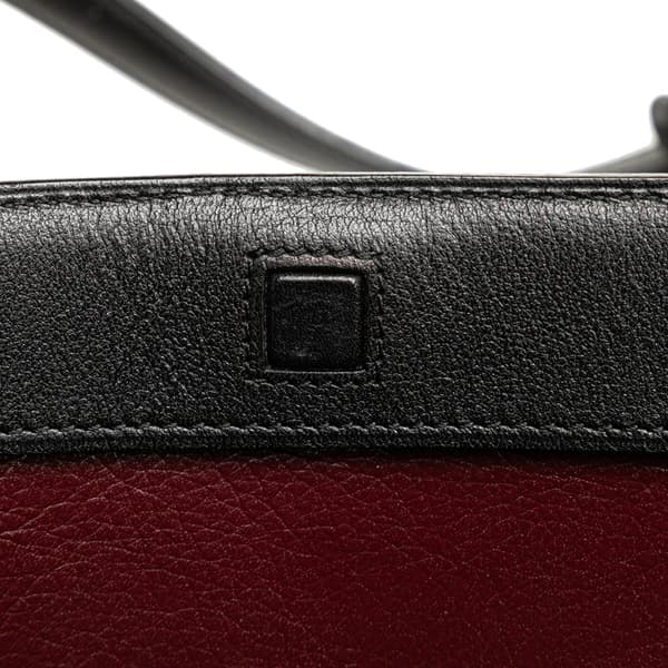 Pre-owned Cartier Leather Cabochon Shoulder Bag Black