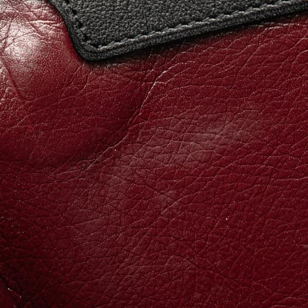 Pre-owned Cartier Leather Cabochon Shoulder Bag Black