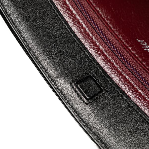 Pre-owned Cartier Leather Cabochon Shoulder Bag Black