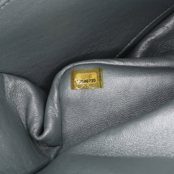 Pre-owned Chanel Jumbo Classic Lambskin Double Flap Silver