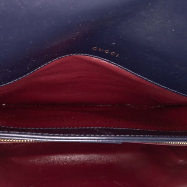 Pre-owned Gucci Small Canvas Horsebit 1955 Shoulder Bag Brown