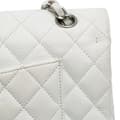 Pikkukuva 9 / 10: Pre-owned Chanel Medium Classic Caviar Double Flap White