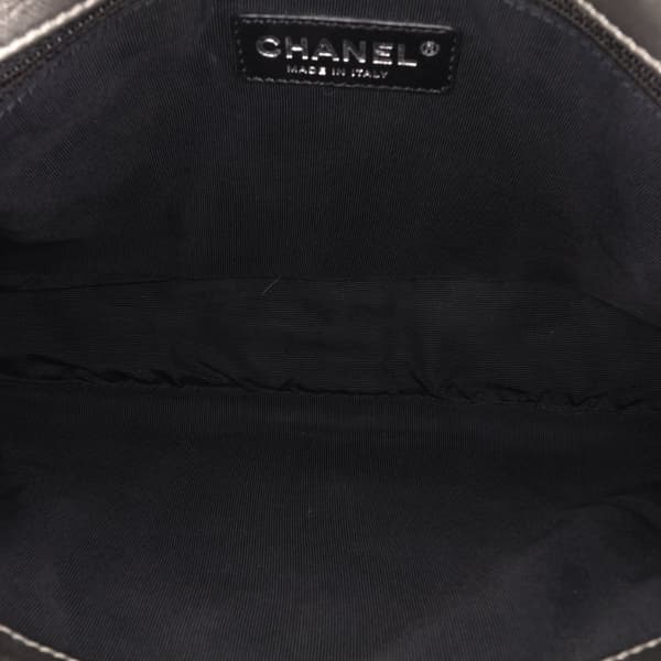 Pre-owned Chanel Medium Quilted Metallic Aged Calfskin Chain Me Flap Gray
