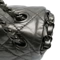 Miniatyrbild 9 av 10: Pre-owned Chanel Medium Quilted Metallic Aged Calfskin Chain Me Flap Gray