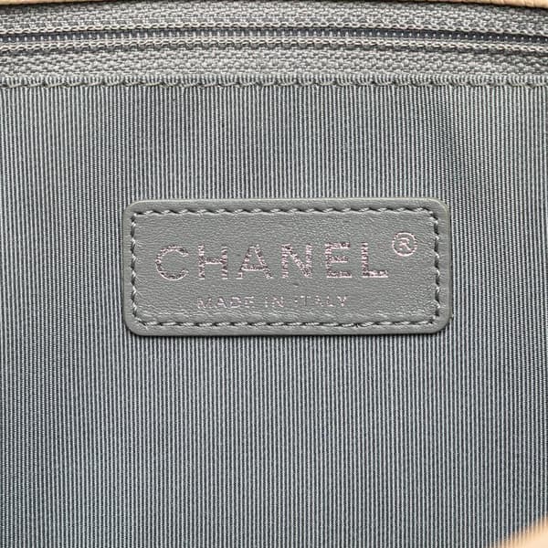 Pre-owned Chanel Medium Caviar French Riviera Flap Brown