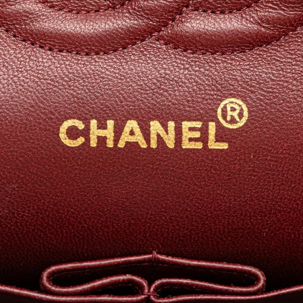 Pre-owned Chanel Medium Classic Lambskin Double Flap Black