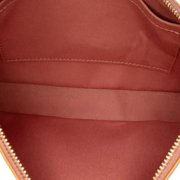 Pre-owned Louis Vuitton Monogram Vernis Pochette Accessoires Brown