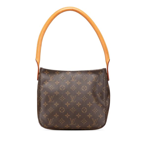 Pre-owned Louis Vuitton Monogram Looping MM Brown