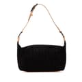 Miniatyrbild 1 av 10: Pre-owned Celine C Macadam Suede Shoulder Bag Black