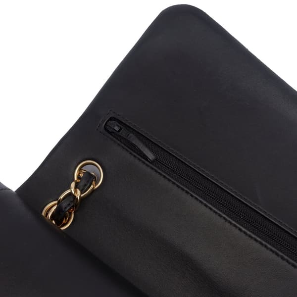Pre-owned Chanel Jumbo Classic Lambskin Double Flap Black