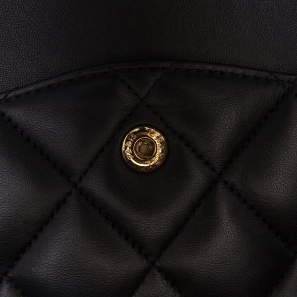 Pre-owned Chanel Jumbo Classic Lambskin Double Flap Black