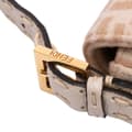 Miniatyrbilde 9 av 10: Pre-owned Fendi Zucca Wool Selleria Baguette Brown