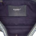 Miniatyrbild 4 av 9: Pre-owned Chanel Medium Embroidered Denim Camellia Flap Blue