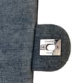 Miniatyrbild 7 av 9: Pre-owned Chanel Medium Embroidered Denim Camellia Flap Blue