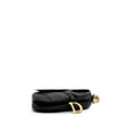 Pikkukuva 3 / 10: Pre-owned Dior Grained Calfskin Saddle Bag Black