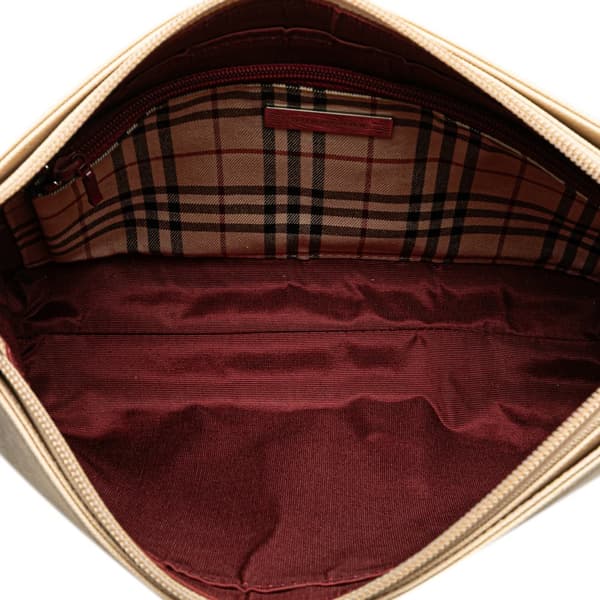 Pre-owned Burberry Leather Shoulder Bag Brown