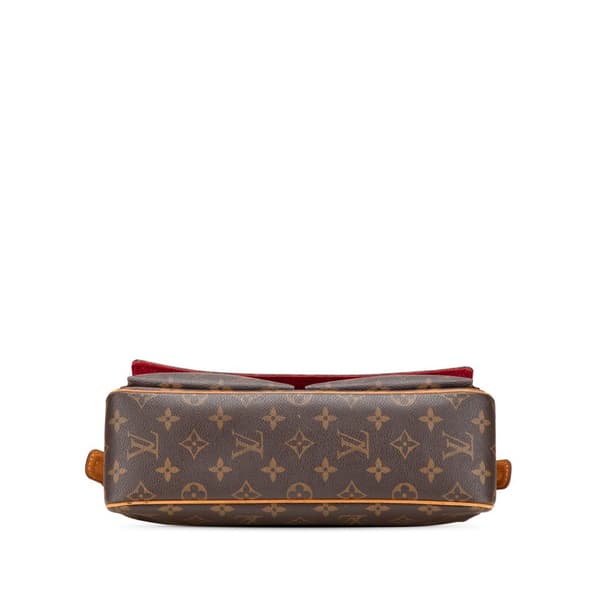 Pre-owned Louis Vuitton Monogram Viva Cite MM Brown