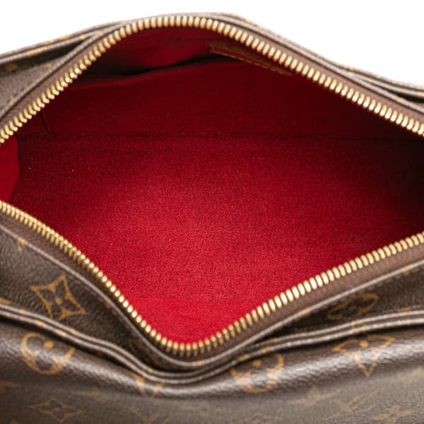 Pre-owned Louis Vuitton Monogram Viva Cite MM Brown