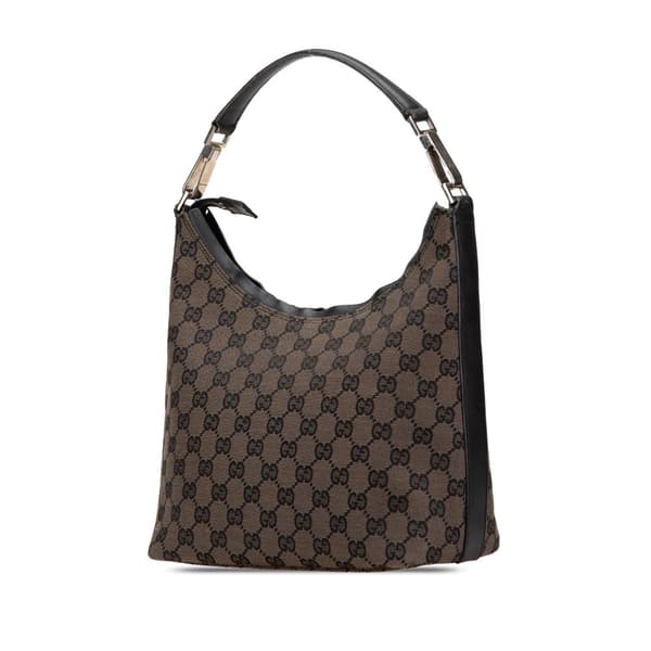 Pre-owned Gucci GG Canvas Shoulder Bag Brown