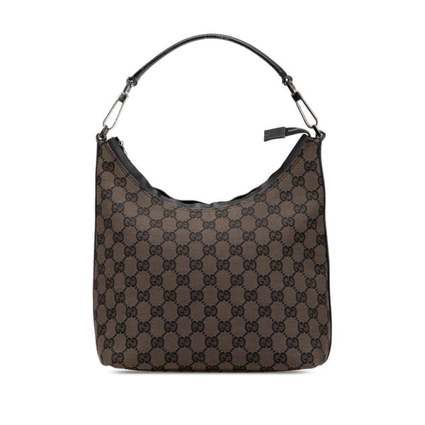 Pre-owned Gucci GG Canvas Shoulder Bag Brown