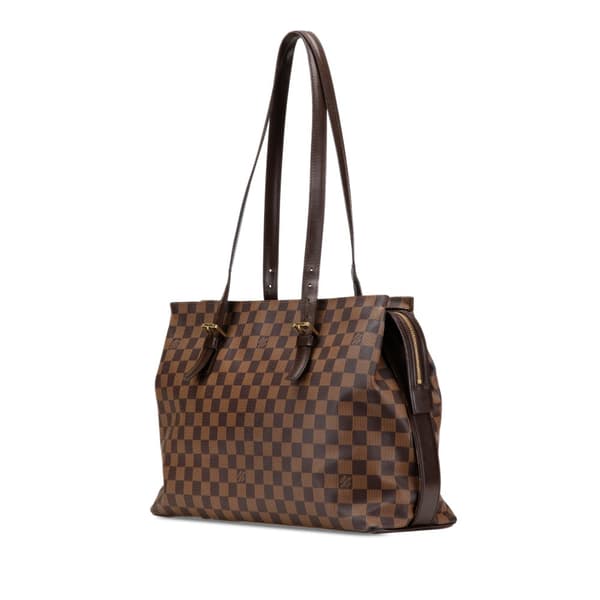 Pre-owned Louis Vuitton Damier Ebene Chelsea Brown