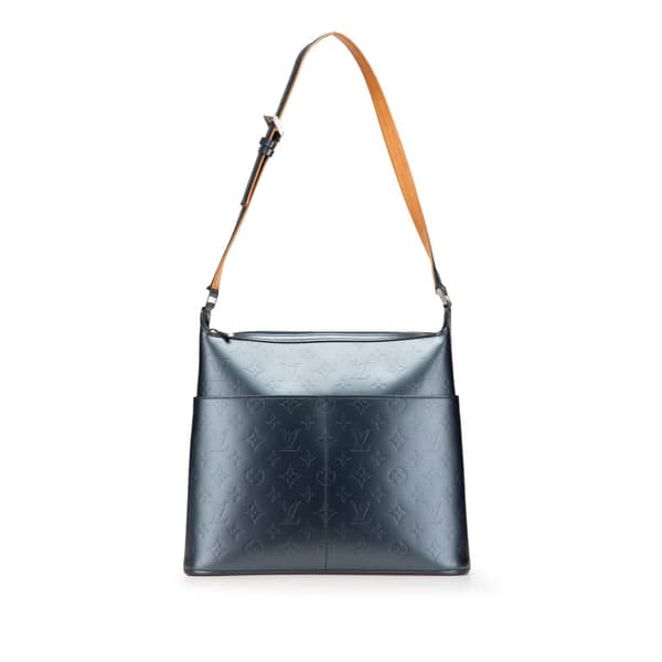 Pre-owned Louis Vuitton Monogram Mat Sutter Blue