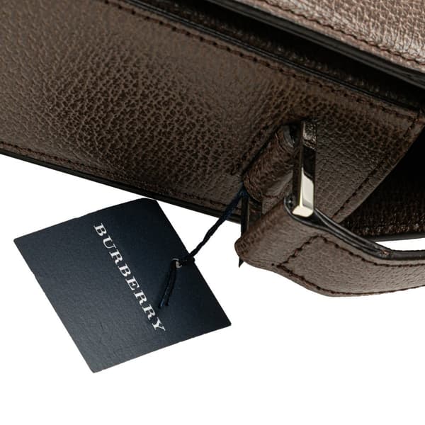 Pre-owned Burberry Leather Shoulder Bag Brown