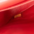 Miniatyrbillede 6 af 10: Pre-owned Chanel Medium Classic Caviar Double Flap Red