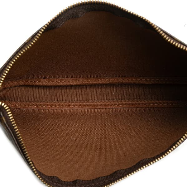 Pre-owned Louis Vuitton Monogram Pochette Accessoires Brown