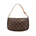 Miniatyrbilde 1 av 10: Pre-owned Louis Vuitton Monogram Pochette Accessoires Brown