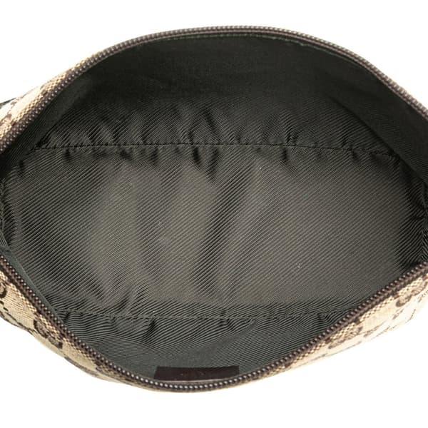 Pre-owned Gucci GG Canvas Boat Brown