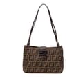Pikkukuva 1 / 10: Pre-owned Fendi Zucca Canvas Shoulder Bag Brown