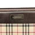 Miniatyrbild 5 av 10: Pre-owned Burberry House Check Canvas Shoulder Bag Brown