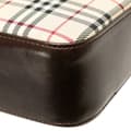 Miniatyrbild 7 av 10: Pre-owned Burberry House Check Canvas Shoulder Bag Brown