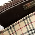 Miniatyrbild 9 av 10: Pre-owned Burberry House Check Canvas Shoulder Bag Brown